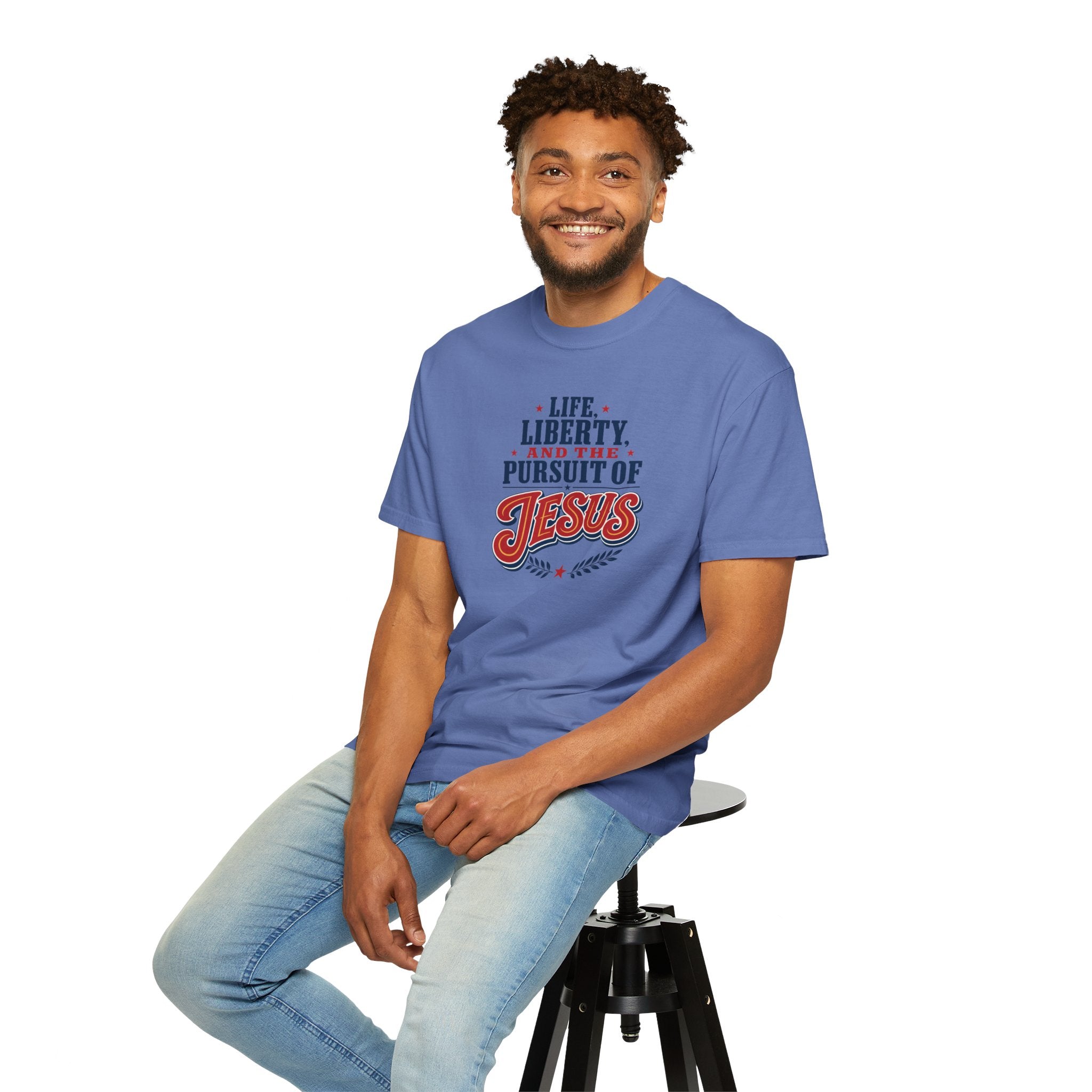 Life, Liberty, and the Pursuit of Jesus Unisex T-Shirt