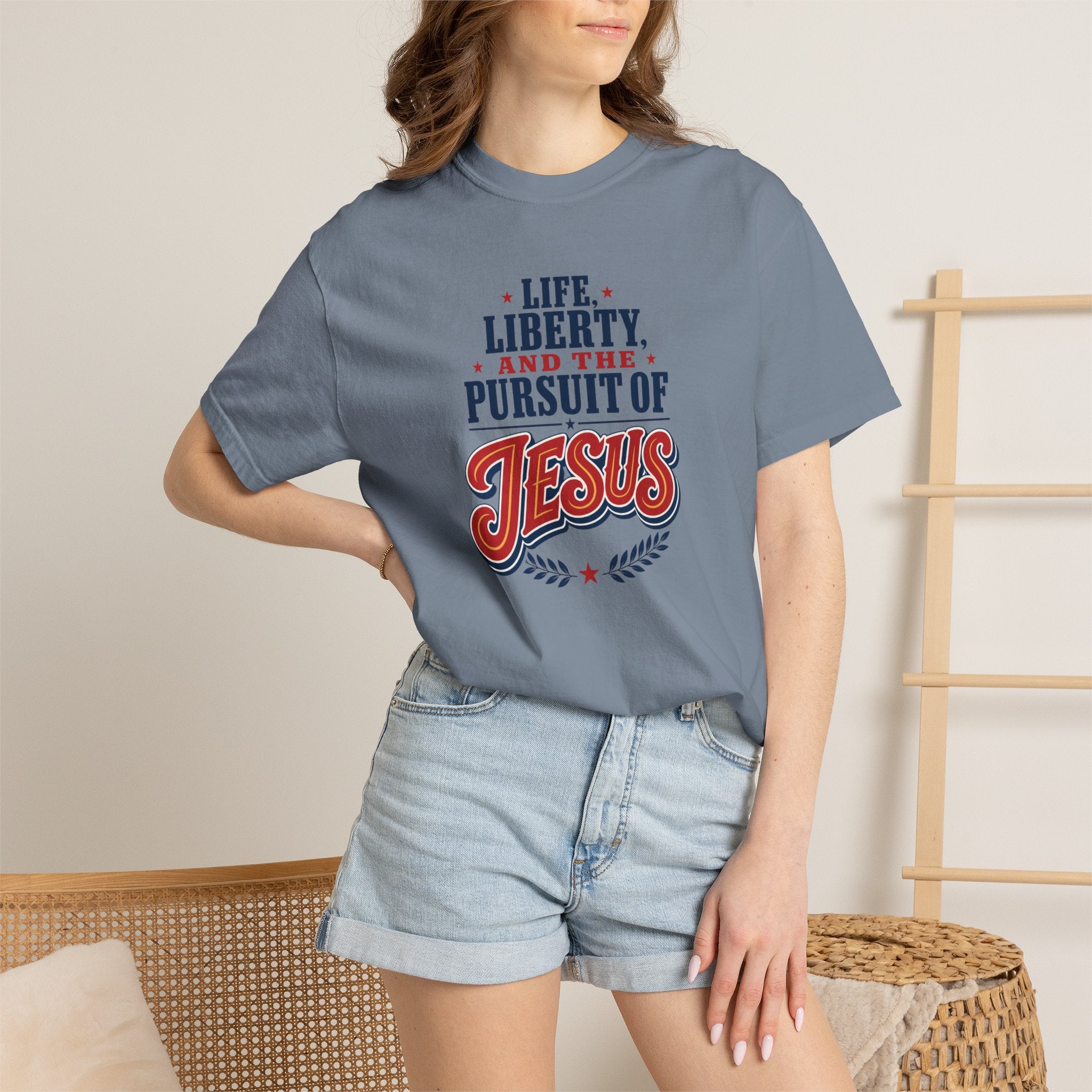Life, Liberty, and the Pursuit of Jesus Unisex T-Shirt
