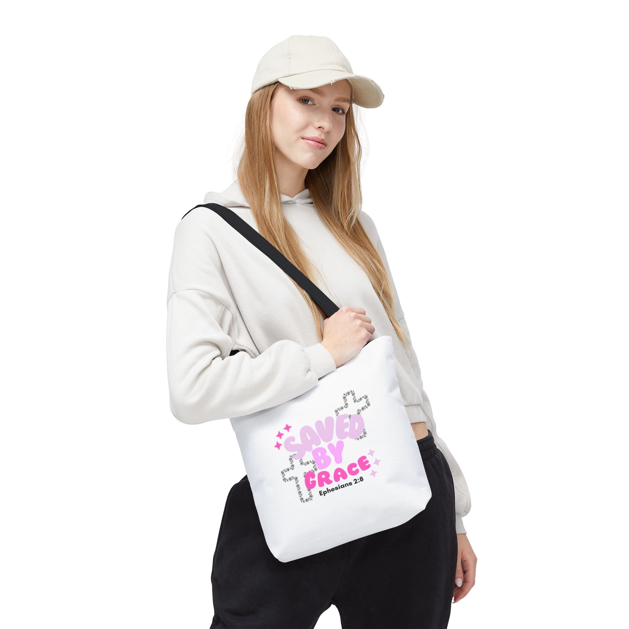 Saved by Grace Tote Bag