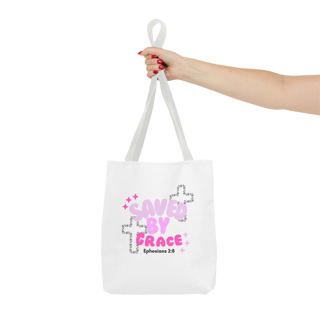 Saved by Grace Tote Bag