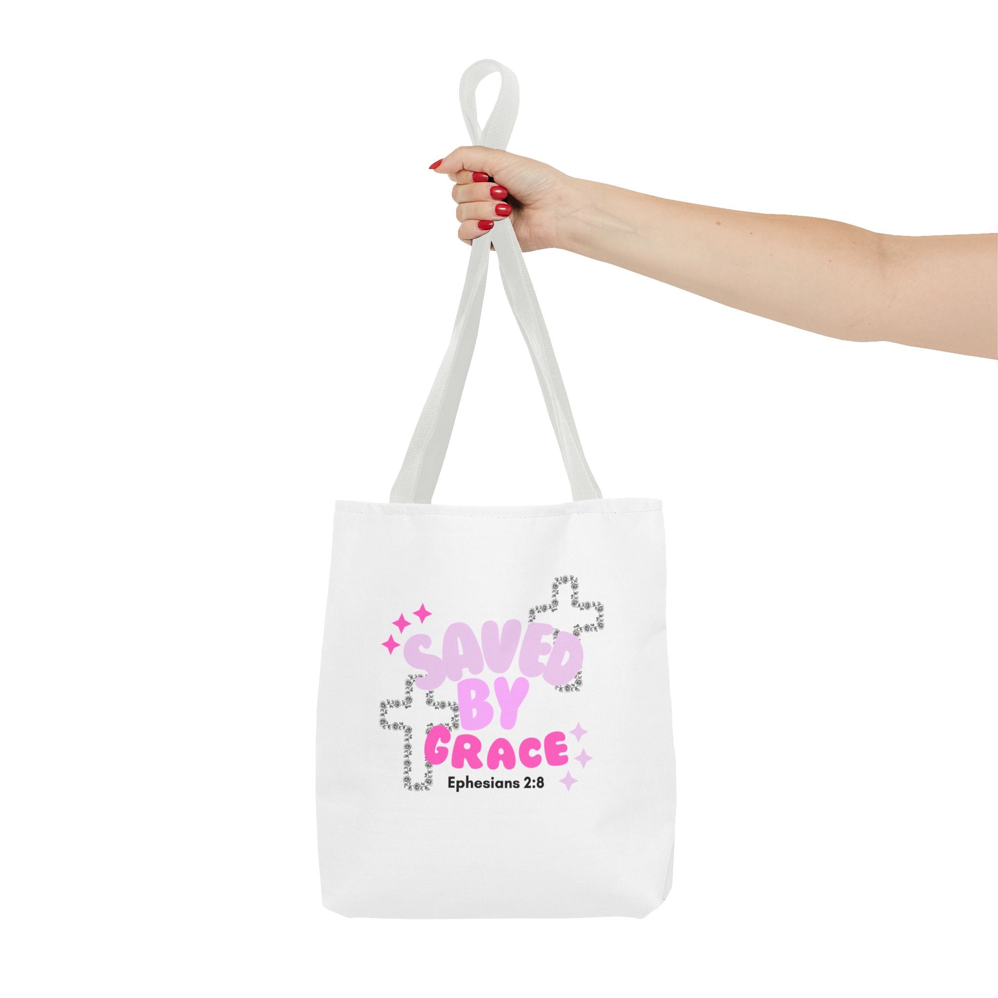 Saved by Grace Tote Bag