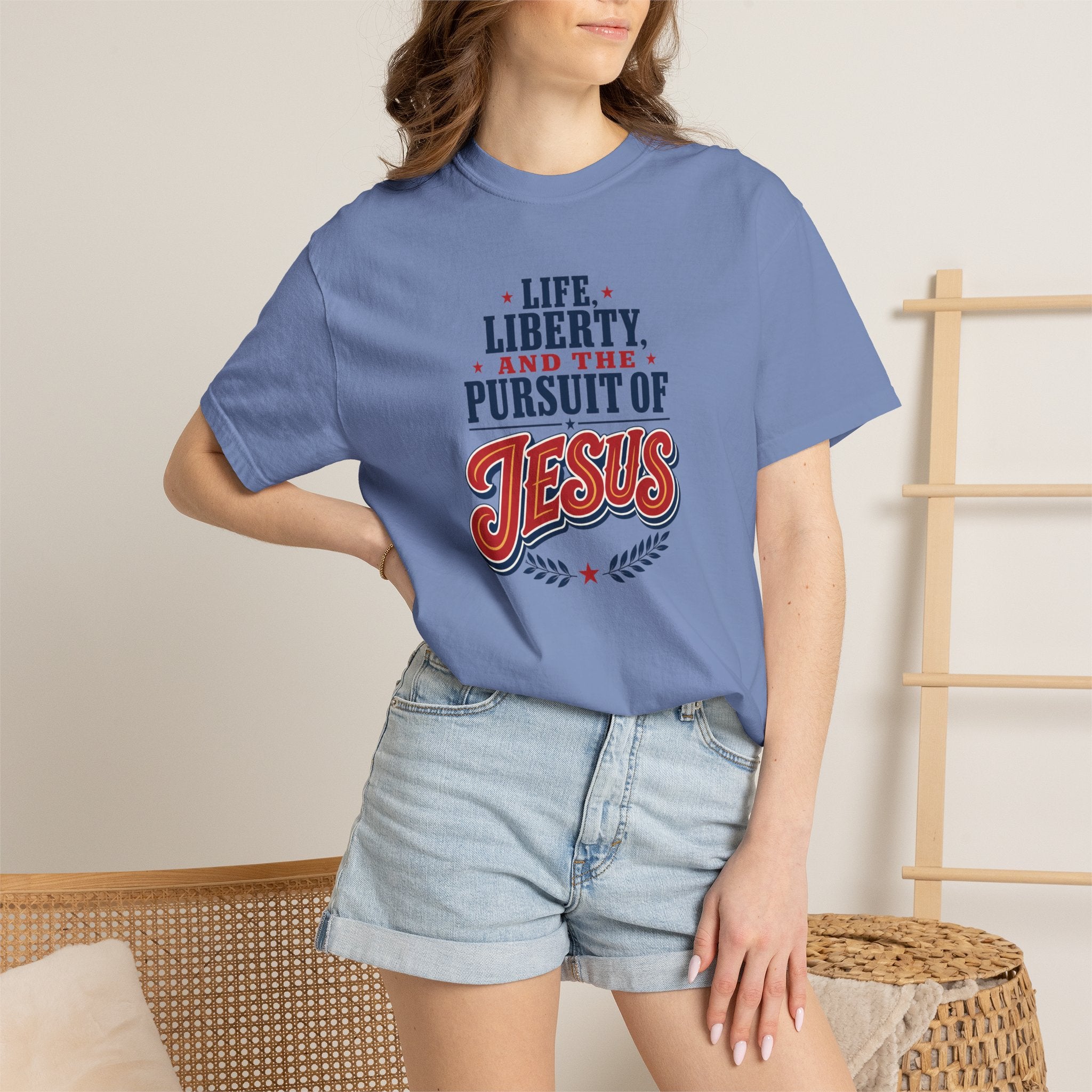 Life, Liberty, and the Pursuit of Jesus Unisex T-Shirt