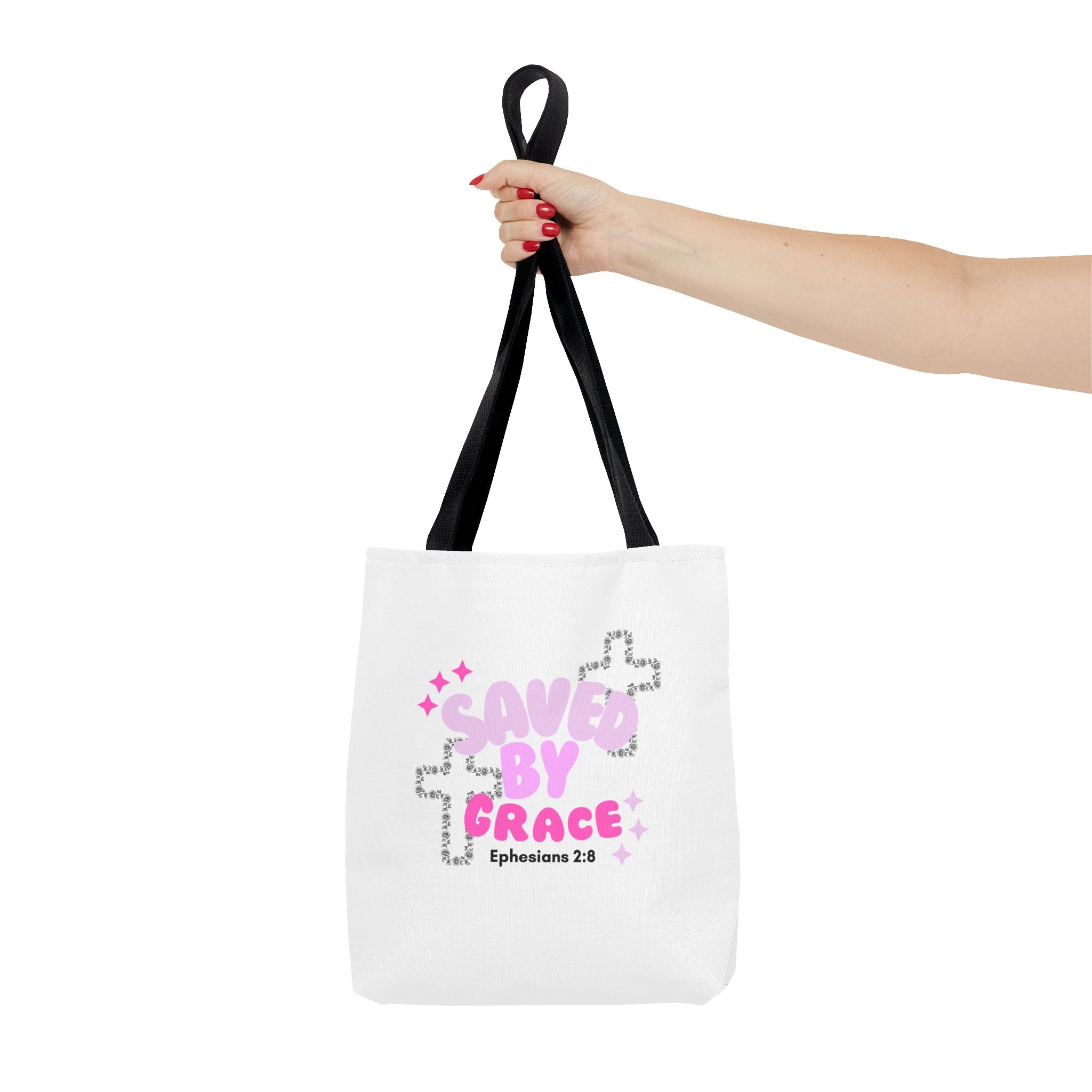 Saved by Grace Tote Bag